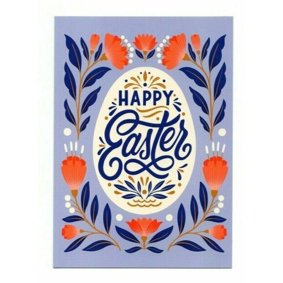 Happy Easter Greeting Card Warm Wishes Wishing Seasonal Holiday Blessings Gift - Picture 2 of 5